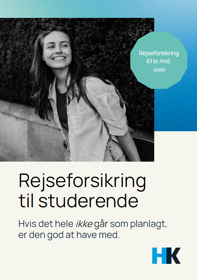 HK studieforsikring Rejse